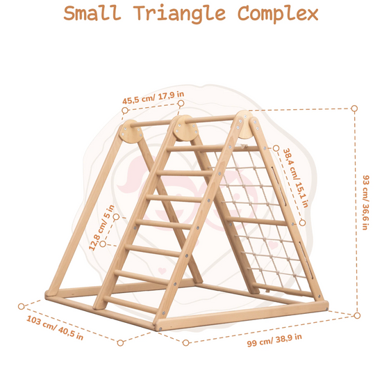 Climbing Montessori Pikler triangle frame "Climber- 103"