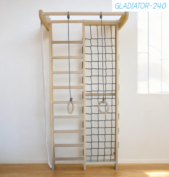 Swedish Wall with сlimbing module "Gladiator - 240"