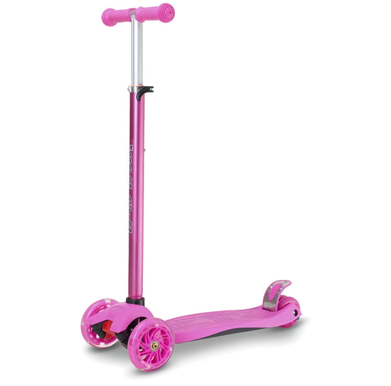Scooter "Action lightning wheels with a foot rear brake (pink)