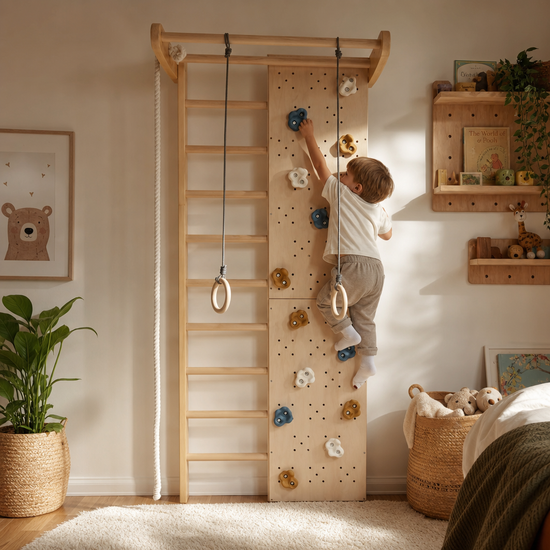 Premium Swedish Wall Bars & Family Fitness Complex – Climber 240
