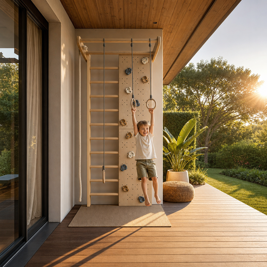Premium swedish wall bars climbing wall section "Climber-240"