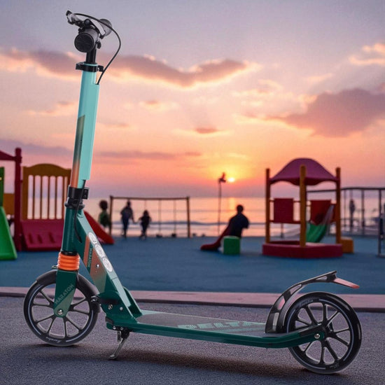 Scooter for kids and teenagers premium Delta black from 7y.o.