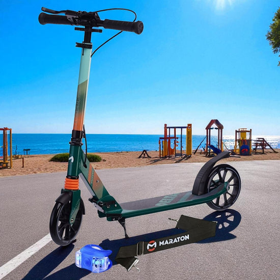 Scooter for kids and teenagers premium Delta black from 7y.o.