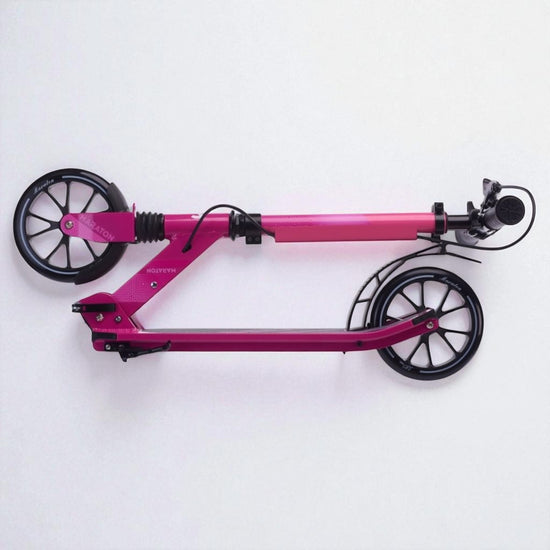 Scooter for kids and teenagers premium Delta black from 7y.o. pink