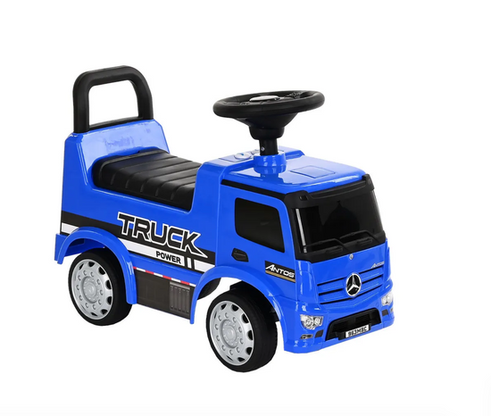 Машинка детская каталка толокар TRUCK Mercedes Benz синяя