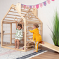 Wooden сlimbing Montessori Playhouse & sports complex