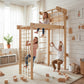 Artemis-240 Foldable Wooden Swedish Wall Gym for Indoor & Outdoor Use