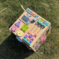 Busy cube toy for developing motor skills Montessori "Cube" 25х25х25 cm