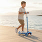 Scooter "Action blue" with glowing wheels for kids aged 3 and up