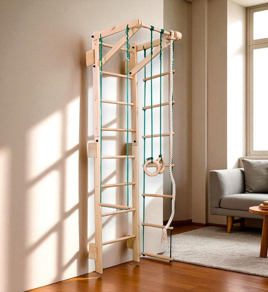 Swedish wall bars and sports complex "Teenager-220" wood