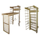 Artemis-240 Foldable Wooden Swedish Wall Gym for Indoor & Outdoor Use