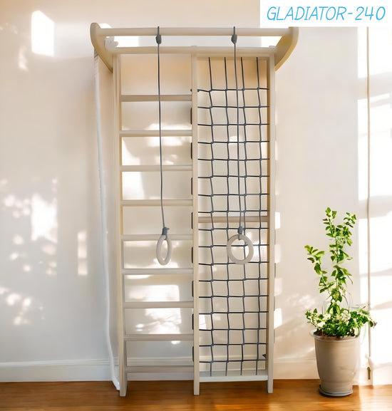Swedish Wall with сlimbing module "Gladiator - 240"