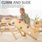 Triangle Pikler Montessori play gym for toddlers "Climber-3 in 1"