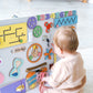 "Lollypop" 70х50cm busy board for developing motor skills Montessori