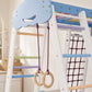 Watercolor Sky-150 Kids sports & indoor playground 7-in-1