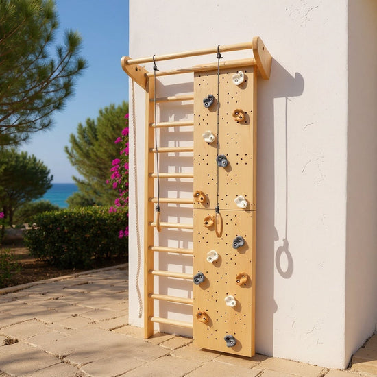 Premium swedish wall bars climbing wall section "Climber-240"
