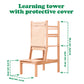 Multifunctional Montessori helper tower with additional protection "Babyguard"