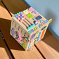 Busy cube toy for developing motor skills Montessori "Cube" 25х25х25 cm