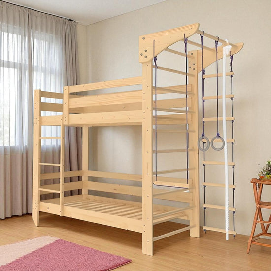 Sports Loft Bunk Bed "Twins" wooden 80x190 cm