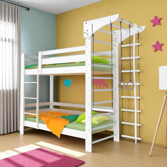 Sports Loft Bunk Bed "Twins" white 80x190 cm