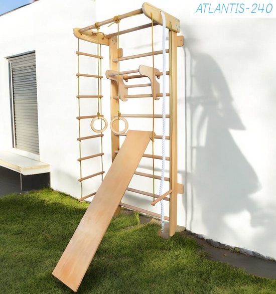 Premium. Шведская стенка для всей семьи "Атлантида-240" подходит для улицы. 