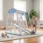 Watercolor Sky-150 Kids sports & indoor playground 7-in-1