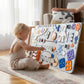 Space. Busy board and drawing board for the development of children from six months.