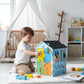 Ivory 45x32x32 busy house toy Montessori