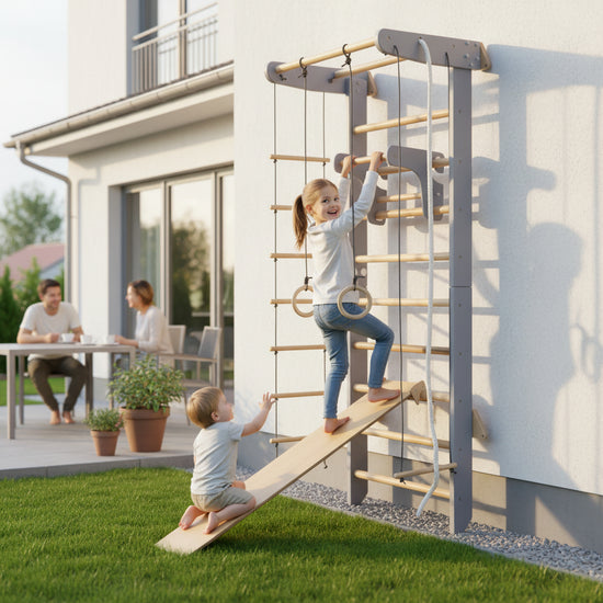 Multifunctional sports complex for home and outdoor use "Pluton-240" grey