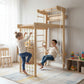Artemis-240 Foldable Wooden Swedish Wall Gym for Indoor & Outdoor Use