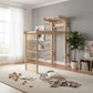 Artemis-240 Foldable Wooden Swedish Wall Gym for Indoor & Outdoor Use
