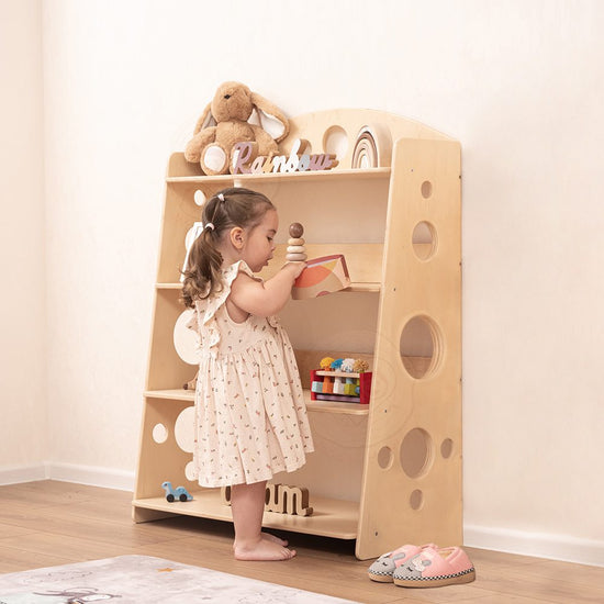 Montessori shelf rack "Clover"