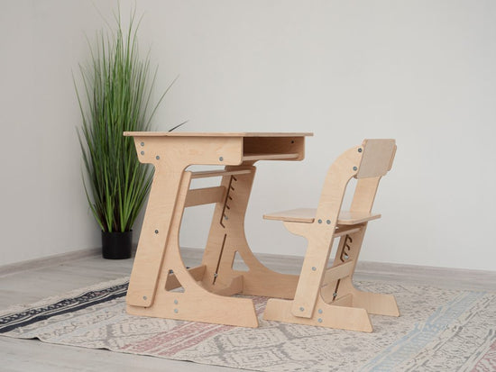 Set of desk and chair Montessori "Sheldon"