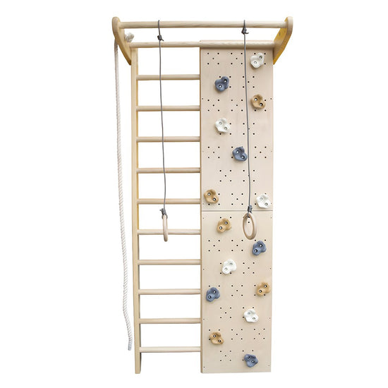 Premium swedish wall bars & sports complex for family using "Climber-230