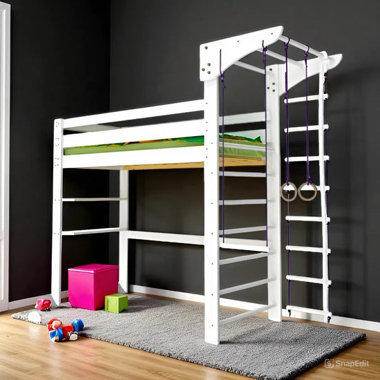 Sports Loft Bunk Bed "Dreamer" white 80x190 cm