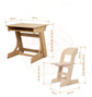 Set of desk and chair Montessori "Sheldon"